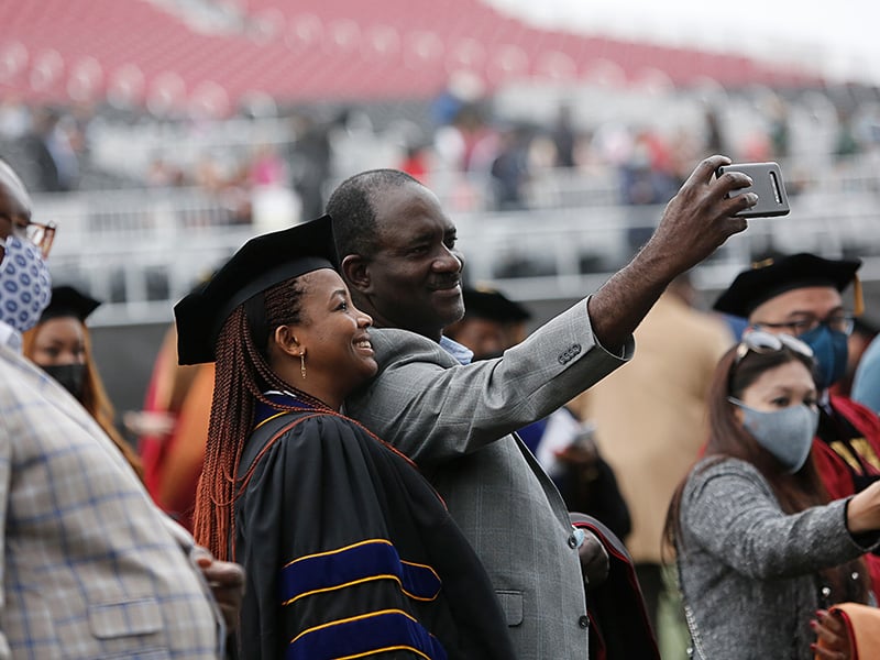 Grad Selfie UMass Global Grad Selfie