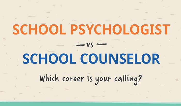 School Psychologist Vs School Counselor Visual Comparison UMass Global