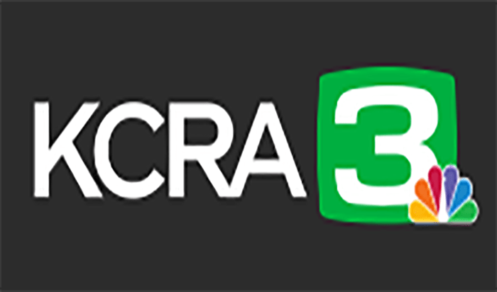 The logo for KCRA 3, a Sacramento-area television affiliate of NBC.