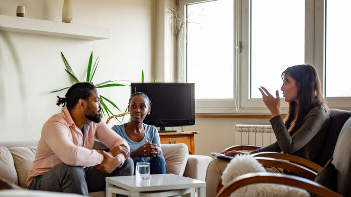 Therapist with couple