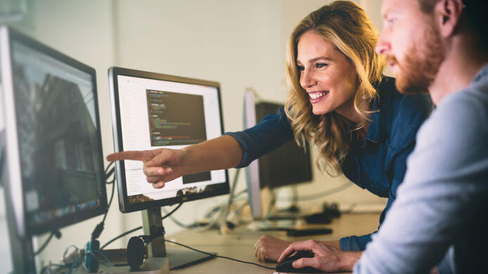 workplace; programmer; work; job; software; desktop; concept; programming; device; keyboard; code; young; company; casual; corporate; creative; information; worker; program; network; colleagues; digital; students; start-up; team; successful; developer; employee