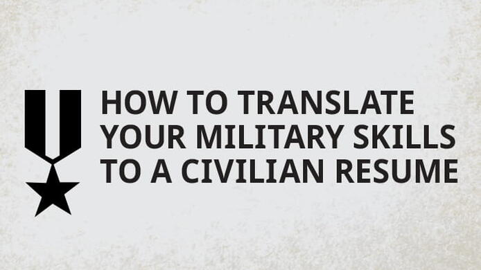 Military to civilian resume examples.
