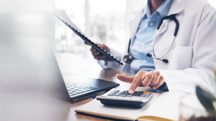 healthcare professional at work