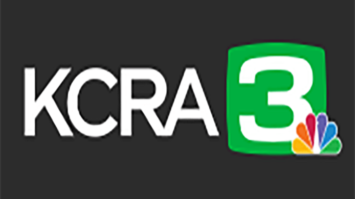 The logo for KCRA 3, a Sacramento-area television affiliate of NBC.