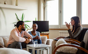Therapist with couple