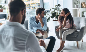 Counselor with couple