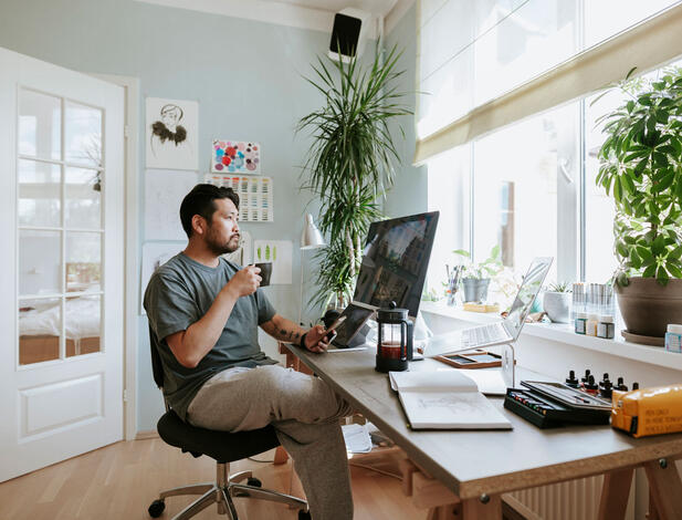 Working from home tech