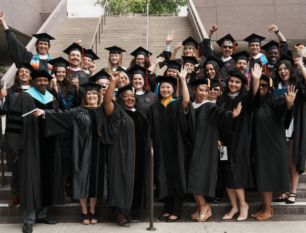 Group of graduates