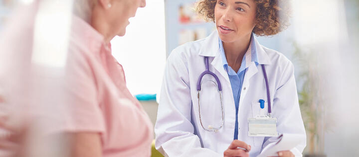 Nurse and patient