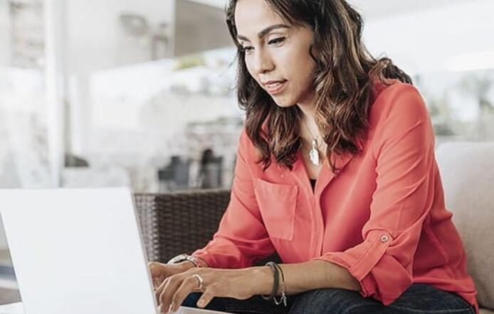 UMassGlobal Student studying from home