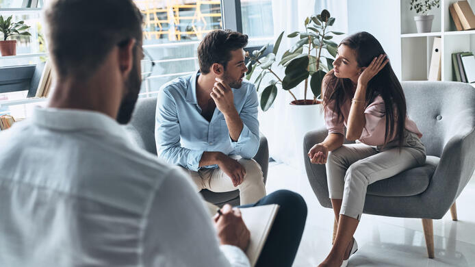 Counselor with couple