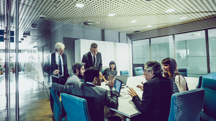 Business People Having a Meeting
